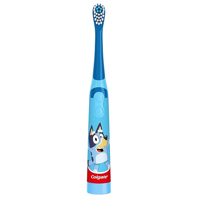 Colgate Kids Powered Vibrating Toothbrush Bluey 1 Pack