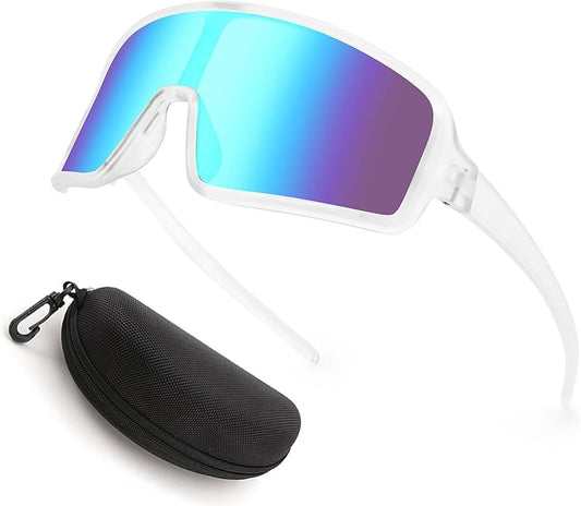 Karsaer Vision Sports Sunglasses Cycling Glasses Baseball Softball Sunglasses Unisex for Adult Youth Kids Boys Girls 8-16-StrideForce Fitness