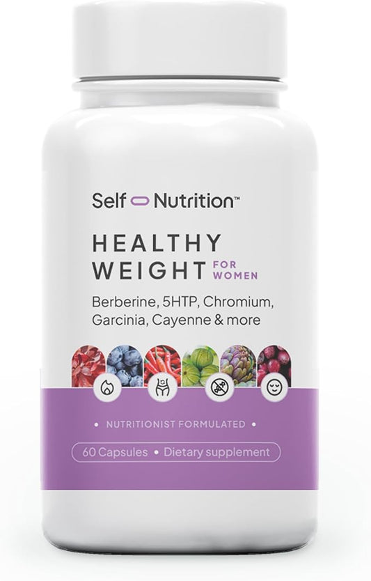 Healthy Weight Loss Supplement for Women, Vegan, Appetite and Craving Control, Fat Burner, Metaboilism Booster, Weight Loss Supplement, Metabolism and Mood Booster - 60 Units-StrideForce Fitness