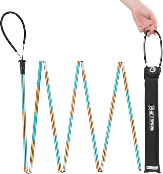 G2 GO2GEHTER 7075 Aluminum Alloy 270cm Backcountry Avalanche Rescue Probe with Storage Bag, Folding Design, Easy to Storage and Carry (3 Color Available)-StrideForce Fitness