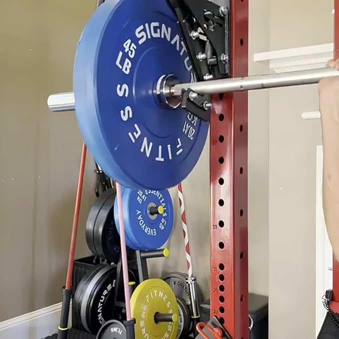 Upgraded Adjustable Jammer Arms, Lever Arms, Monolift Attachments Rated 600 LB Per Arm, Fits Racks at All Post Sizes and Hole Sizes, Pair-StrideForce Fitness