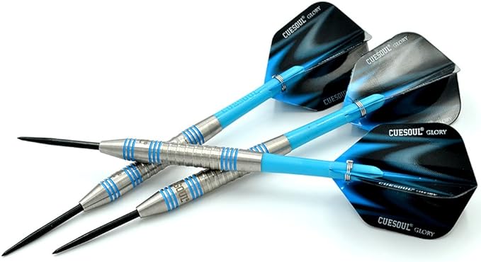 CUESOUL Professional Tungsten Steel Tip Dart Set 85% Tungsten 22g/24g/26g-Glory Series-StrideForce Fitness