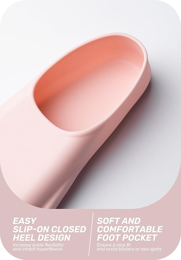 CAPAS Swim Training Fins Comfortable Silicone Lap Swimming Short Blade Floating Flippers with Mesh Bag for Adult Men Women Build Leg Strength-StrideForce Fitness