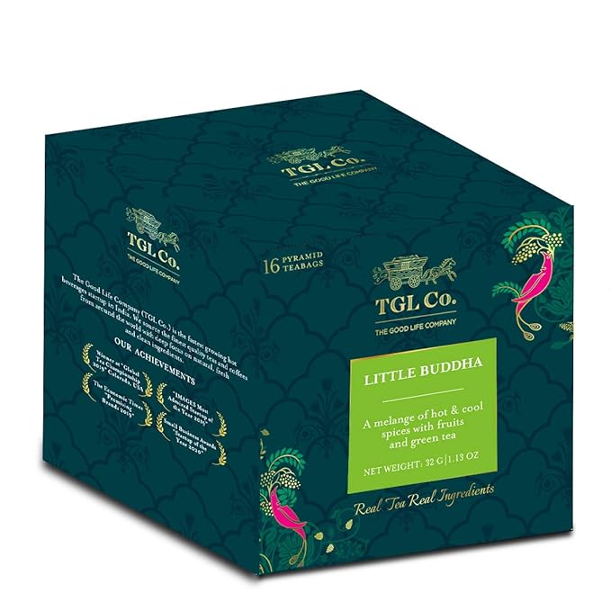 TGL Co. Green Tea | Sip it Hot or Iced | Soothes Digestion, Cleansing & Refreshing (Little Buddha)-StrideForce Fitness