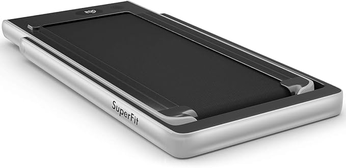 GYMAX Walking Pad, 2.25HP Dual Display Foldable Treadmill for Home with Remote/Smart App Control, Portable Compact Treadmill for Office Under Desk, Folding Running Machine for Small Spaces-StrideForce Fitness