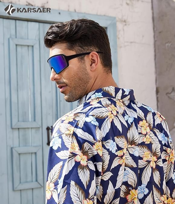 Karsaer Vision Sports Sunglasses Cycling Glasses Baseball Softball Sunglasses Unisex for Adult Youth Kids Boys Girls 8-16-StrideForce Fitness