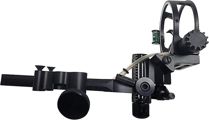 SAS Essence 019" Bow Sight with Micro Adjust Detachable Bracket with LED Sight Light for Archery Compound Bows Hunting Shooting-StrideForce Fitness