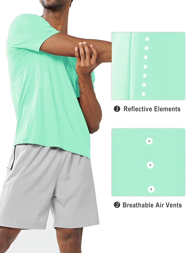 NORTHYARD Mens Athletic Shirts Short Sleeve Gym Workout Running Training Sports Performance T Shirt Basic Tee for Men-StrideForce Fitness