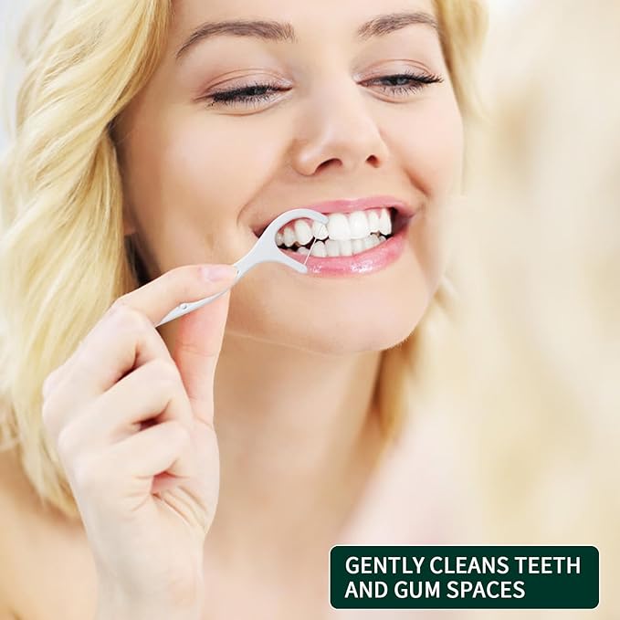 Dental Flossers for Adults,Floss Picks - Perfect for Tight Teeth, 500 Count Dental Floss Picks, Professional Toothpicks Sticks with Portable Case and Dental Picks (10 Boxes)