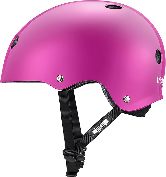 Triple Eight Deep Cover Helmet - Ideal for Skateboarding, Bicycling, BMX, and Roller Skating-StrideForce Fitness