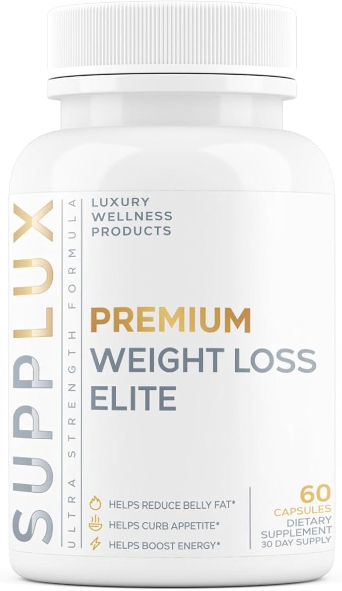 Premium Weight Loss Elite | Supports GLP-1 Pathway Function | Weight Loss Pills for Women, Fat Burner for Men | 5 Strategic Backed Ingredients | 3rd Party Tested Supplement - 60 Pills-StrideForce Fitness