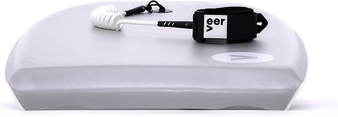 Veer Body Board - High Performance Adult or Child Sized Boogie Board - Bodyboard for Adults, Kids, Boys and Girls - Includes Premium Neoprene Tether with Two-Way Rotation-StrideForce Fitness