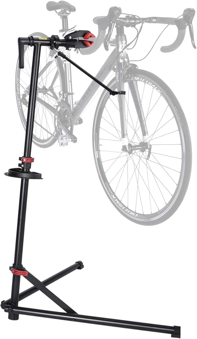 CXWXC Bicycle Repair Stand for Bike Maintenance, Up to 30 kg, Height Adjustable, Foldable and 360° Rotatable Bike Maintenance worktand for MTB, Road Bike-StrideForce Fitness