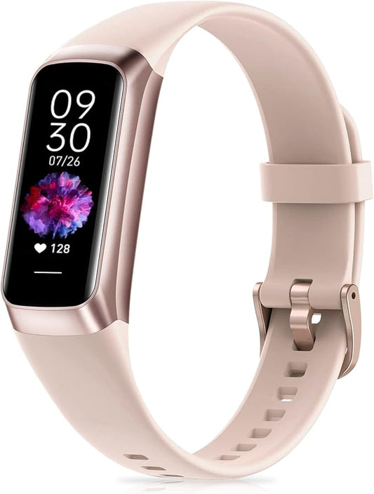 Fitness Tracker with Step Counter/Calories/Stopwatch Tracker,1.10''AMOLED Touch