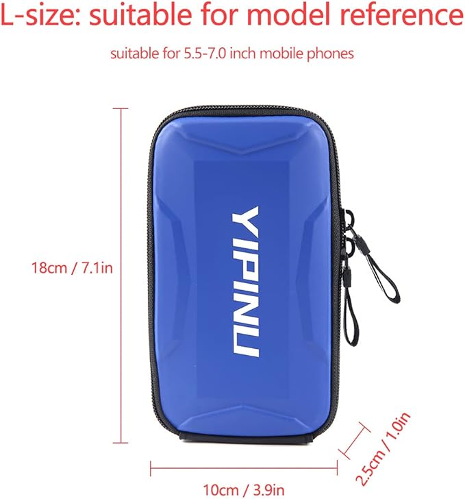 Dxyufazhe Outdoor Sports Multifunctional Armband Waterproof Running Sports Fitness Mobile Arm Bag, Compatible with iPhone 15 Pro Max 15 XS XR 8, Galaxy S25 S20 S10 Plus for Men & Women (Blue)-StrideForce Fitness