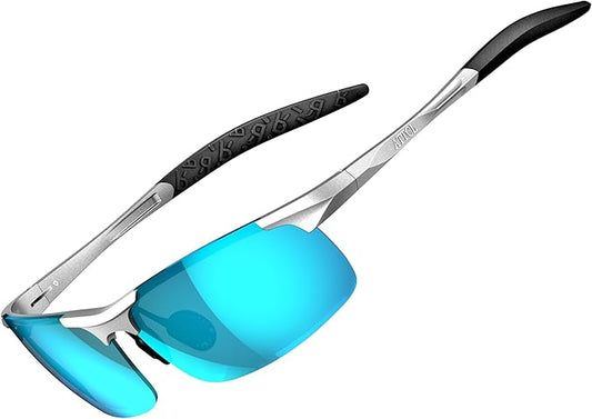ATTCL Men's Sports Polarized Sunglasses Men for Driving running Fishing Golf - UV Protection Sun glasses Metal Frame-StrideForce Fitness