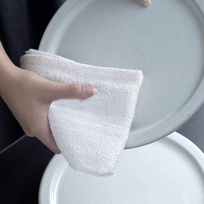 Avalon Towels Terry Bar Mop Towels (Value Pack of 72) Size 14"x17" – Absorbent and Durable, Multipurpose Cleaning Rags, Cotton Cleaning Cloths, Terry Cloth Rags, Reusable Shop Rag (White)-StrideForce Fitness