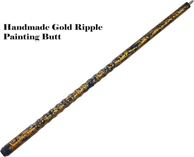 58" Pool Cue Stick,13mm 2-Piece Maple Hardwood Ergonomic Design Billiard Cues Kit,19/20/21oz-StrideForce Fitness