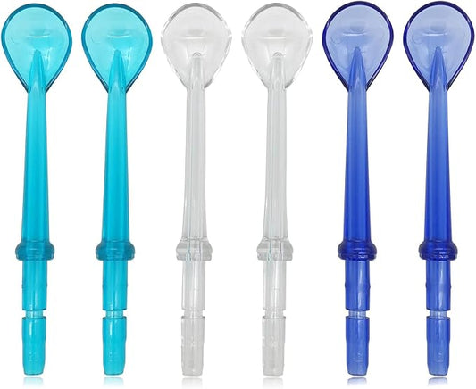 Tongue Scraper Attachment Replacement for Waterpik Water Flosser, Replacement Tips for Waterpik Water Flosser 6 PCS