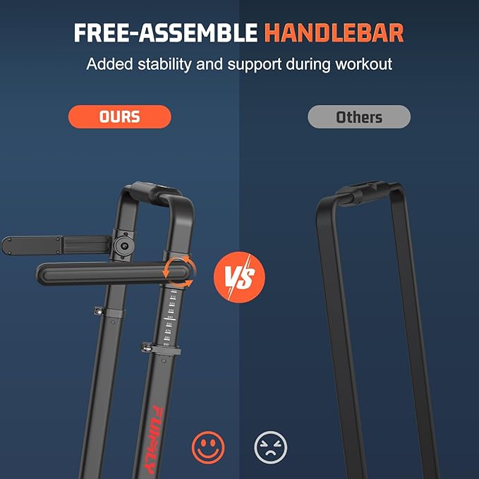 Walking Pad Treadmill with Desk Workstation, 10% Incline Foldable Treadmill with Handrail, 300lbs Capacity, 3 Control Methods, 8 in 1 Folding Treadmills for Home Office-StrideForce Fitness