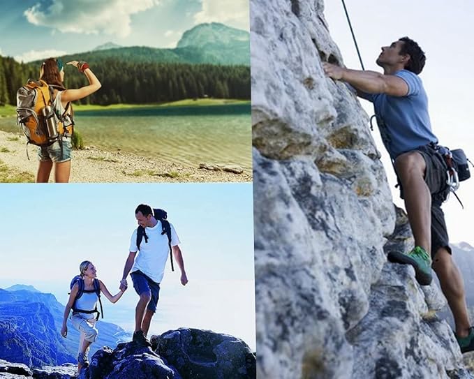 sprookber Stainless Steel Carabiner Spring Snap Hook - 304 Stainless Steel Heavy Duty Clips, Set of 4-StrideForce Fitness