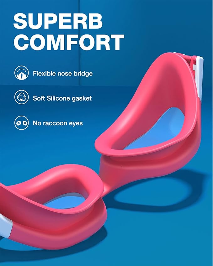 ZIONOR G1 Polarized Swimming Goggles for Unisex Adult Women Anti Fog 100% Anti UV Diving Goggles-StrideForce Fitness