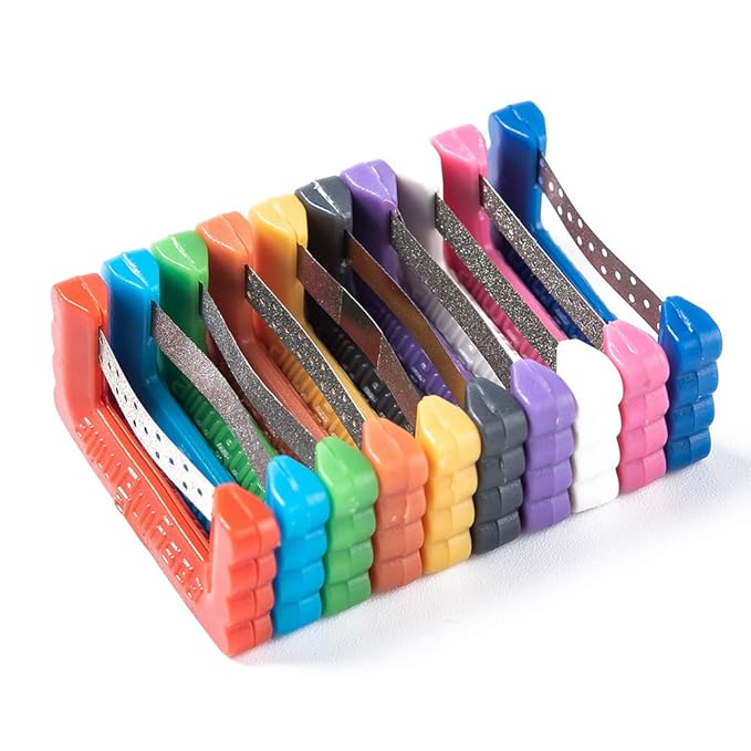 Dental Orthodontic Plus Strips Enamel Interproximal Reduction Kit EASYINSMILE 10Pc