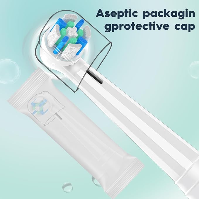 8PCS iO Replacement Heads Compatible with Oral B iO 3 4 5 6 7 8 9 10 Series Electric Toothbrush,IO Toothbrush Heads Compatible with Oral B iO,Medium-Hard bristles Care for Your Teeth