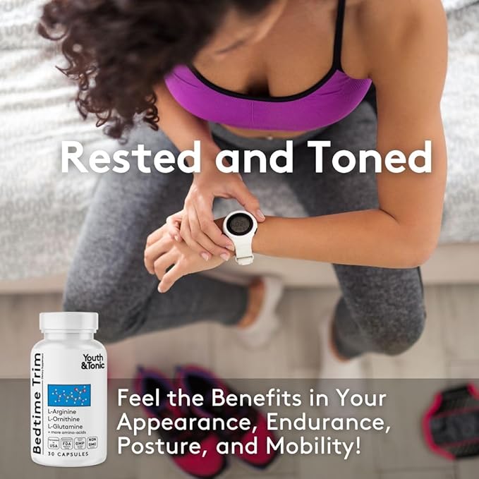 Youth & Tonic Sculpt Lean Cleanse – Feel Lighter & More Toned, Water Weight & Bloating Relief, Detox & Fluid Loss Support – Bedtime Trim, 15 Day Colon Cleanser, 90 Pills for Metabolism & Defined Body-StrideForce Fitness