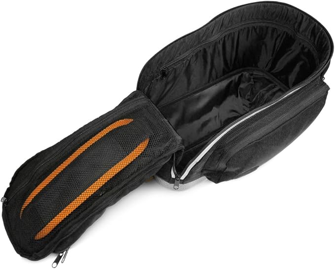 Ibera Bike Bag Expandable Commuter 17-23L - Clip-On Bike Rack Bag with Panniers & Strap - Hard Base, Reflective Trim & Taillight Ready - Ideal for Commuting & Touring - PAKRAK ONLY FOR IBERA RACKS-StrideForce Fitness