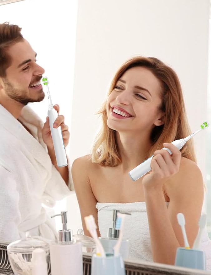 Replacement Toothbrush Heads for Philips Sonicare diamondclean Electric Toothbrush Heads Compatible with Sonicare 4100 5100 5300 6100 c2 c1 c3 w Snap-on Electric Tooth Brush Handle, 8 Count, White