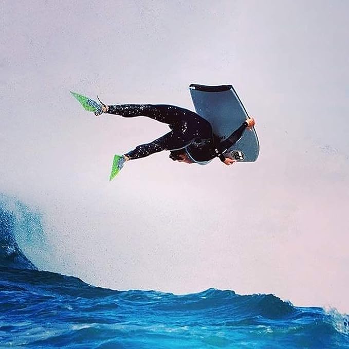 Bodyboard Leash Coiled Rope 4FT |Surf Accessories Replacement Surfboard Leash Red and Yellow-StrideForce Fitness