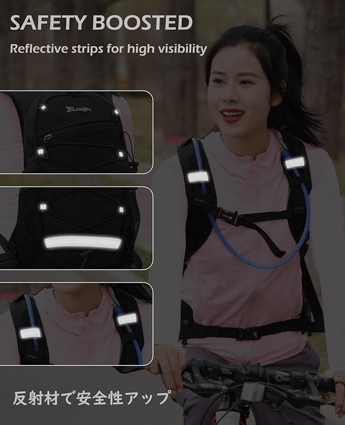 TRIWONDER Hydration Backpack Lightweight Water Pack for Men Women Hydration Pack for Cycling, Running, Hiking and Biking-StrideForce Fitness