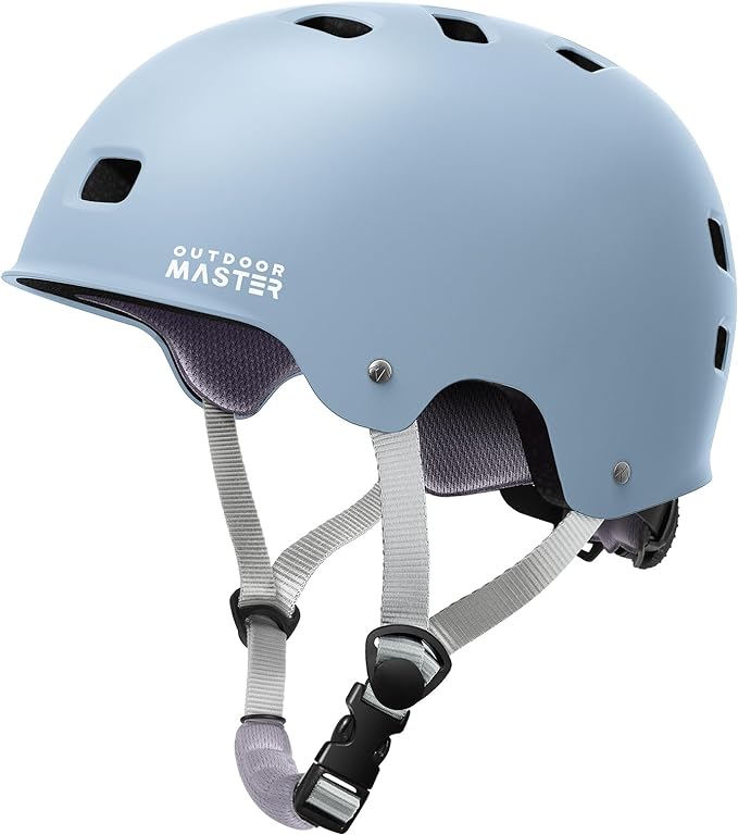 OutdoorMaster Skateboard Cycling Helmet - Two Removable Liners Ventilation Multi-Sport Scooter Roller Skate Inline Skating Rollerblading for Kids, Youth & Adults-StrideForce Fitness