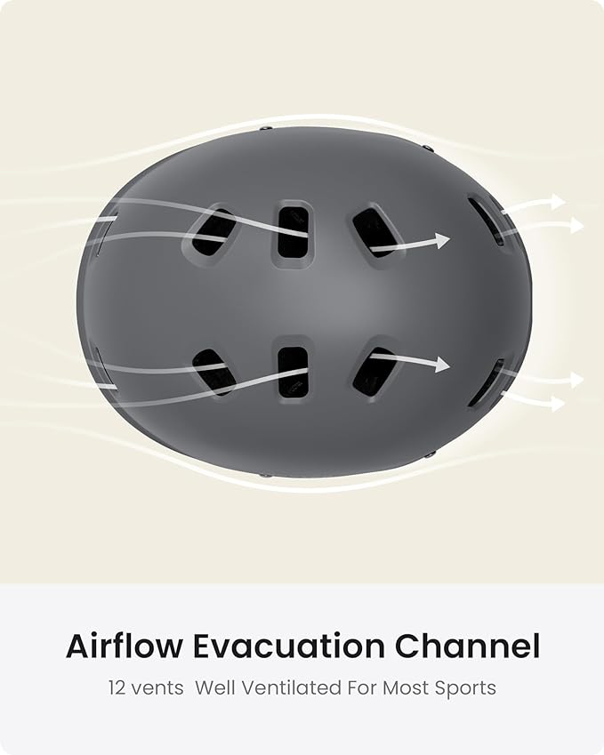 OutdoorMaster Skateboard Cycling Helmet - Two Removable Liners Ventilation Multi-Sport Scooter Roller Skate Inline Skating Rollerblading for Kids, Youth & Adults-StrideForce Fitness