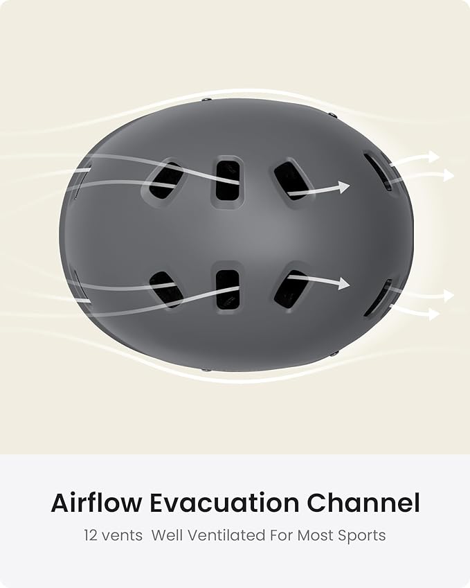 OutdoorMaster Skateboard Cycling Helmet - Two Removable Liners Ventilation Multi-Sport Scooter Roller Skate Inline Skating Rollerblading for Kids, Youth & Adults-StrideForce Fitness