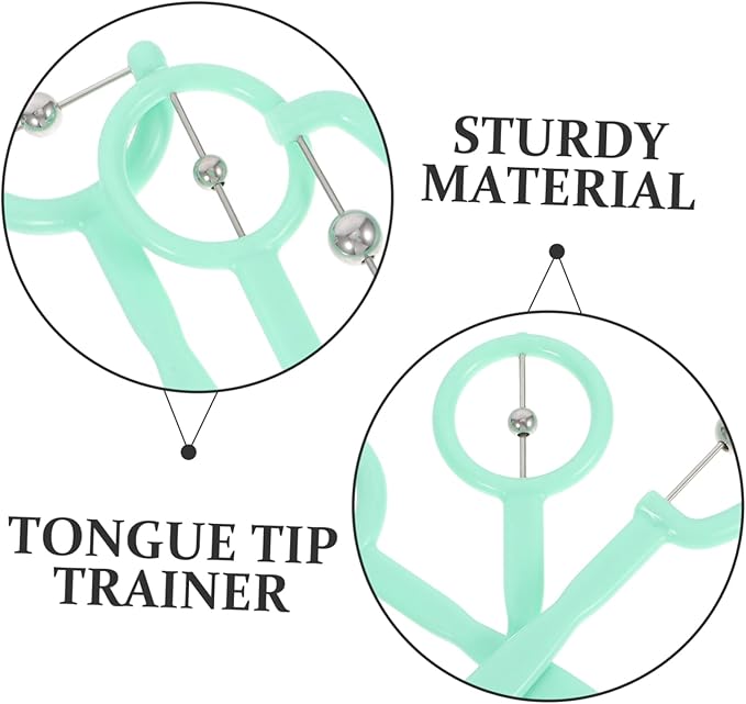 BESTYASH Boys and Girls Tongue Tip Trainer Set Oral Muscle Exercise Device Speech Therapy Aid Easy to Use Carry for Enhanced Pronunciation