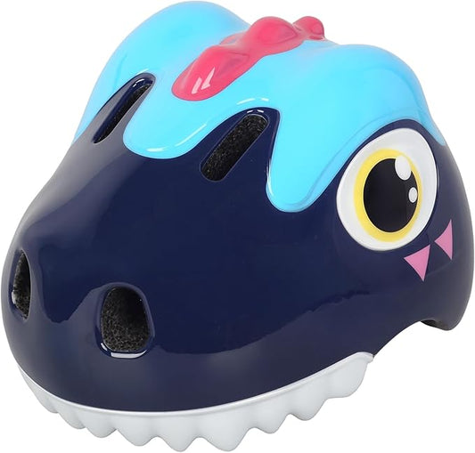 Dinosaur Bike Helmet for 1-3-5-8 Toddler Baby Kids, Lightweight Bicycle Helmet for Cycling Skateboard Roller Skate & Multi-Sports,2 Sizes for Boys and Girls-StrideForce Fitness