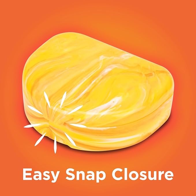 Practicon Marble Retainer Cases, Orthodontic Aligner Case, Mouth Guard Holder (3 Pack) (Citrus)