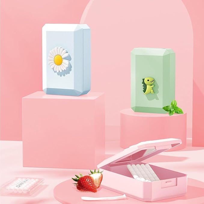 3+9 Pack Orthodontic Wax for Braces Aligners 360 Precut Wax Dots, Braces Wax, Tooth Wax for Braces, Hardcover Box Dental Wax with Mirror for Home Travel Office, Mixed Flavors