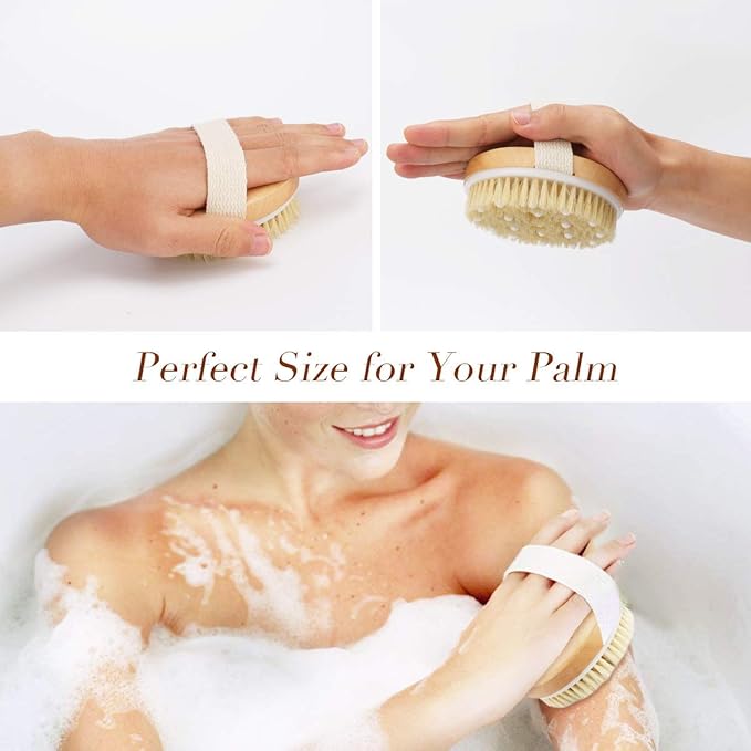 Premium Face Scrubber Set, Facial Cleansing Brush for Exfoliator, Natural Bristle Face Scrubber for Lymphatic Drainage, Unclog Pores, Sensitive Skin, Reduce Ance