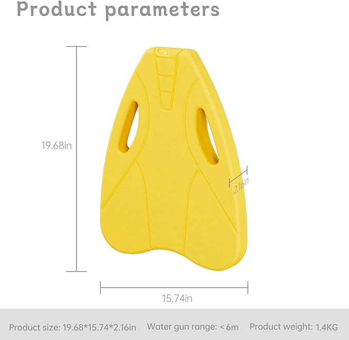 Electric Swimming Kickboard for Kids,Motorized Swim Board with Water Gun, Motorized Swim Training for Children Adults,60N Thrust,198 lbs Buoyancy,25V Rechargeable Battery,Age 41 Months up-StrideForce Fitness