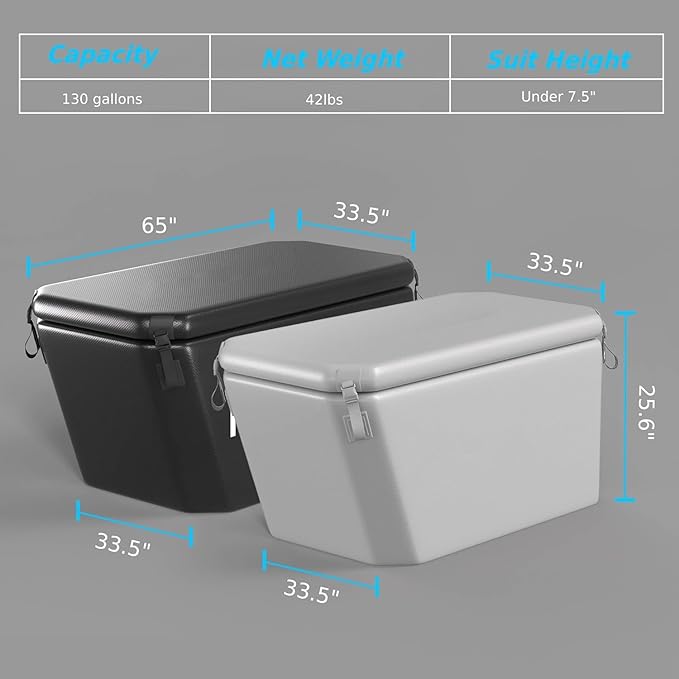 Angled Cold Plunge Tub Portable Ice Bath Tub for Athletes Fitness Recovery Water Chiller Compatible Cold Plunge Outdoor Ice Bathtub (Gray without Logo)-StrideForce Fitness
