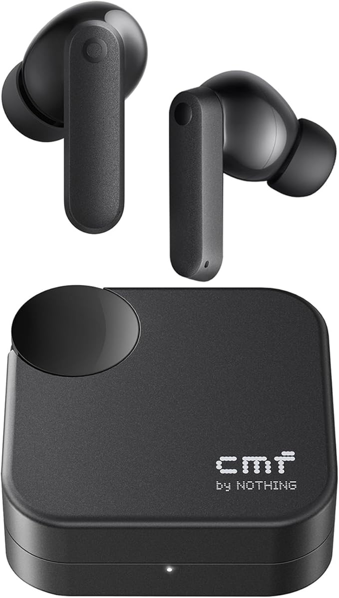 CMF Buds 2a Wireless Earbuds 2025 New Active Noise Cancelling 42dB Hybrid ANC Bluetooth Headphones, 12.4mm Dynamic Driver for Big Bass, 4 Mic Clear Calls, Sport Ear Buds for iPhone, Android, Dark Grey-StrideForce Fitness