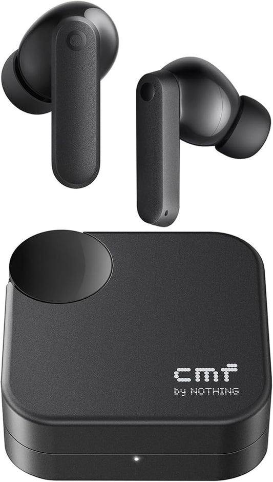 CMF Buds 2a Wireless Earbuds 2025 New Active Noise Cancelling 42dB Hybrid ANC Bluetooth Headphones, 12.4mm Dynamic Driver for Big Bass, 4 Mic Clear Calls, Sport Ear Buds for iPhone, Android, Dark Grey-StrideForce Fitness