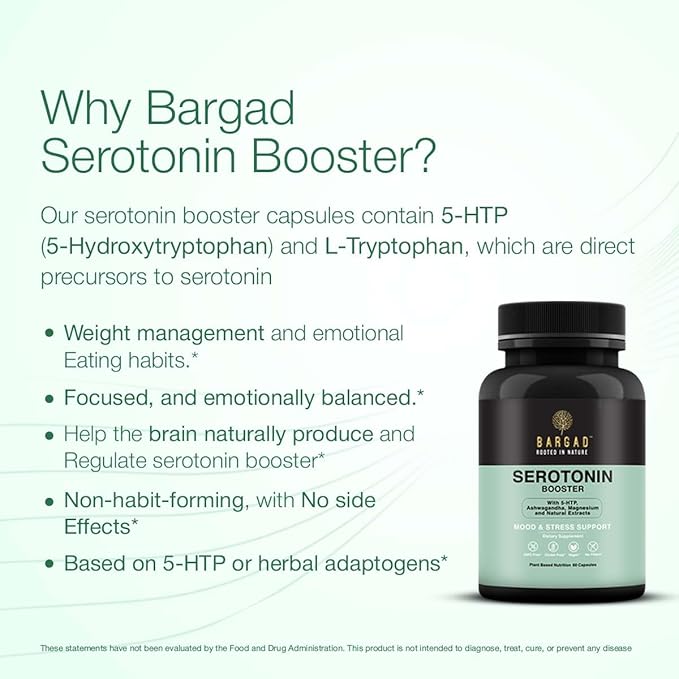 Serotonin Support Supplement – 5-HTP 150mg with L-Tryptophan, B6, Magnesium & Herbal Blend – Mood, Relaxation & Sleep Support – 60 Vegan Capsules – Non-GMO, Gluten-Free-StrideForce Fitness