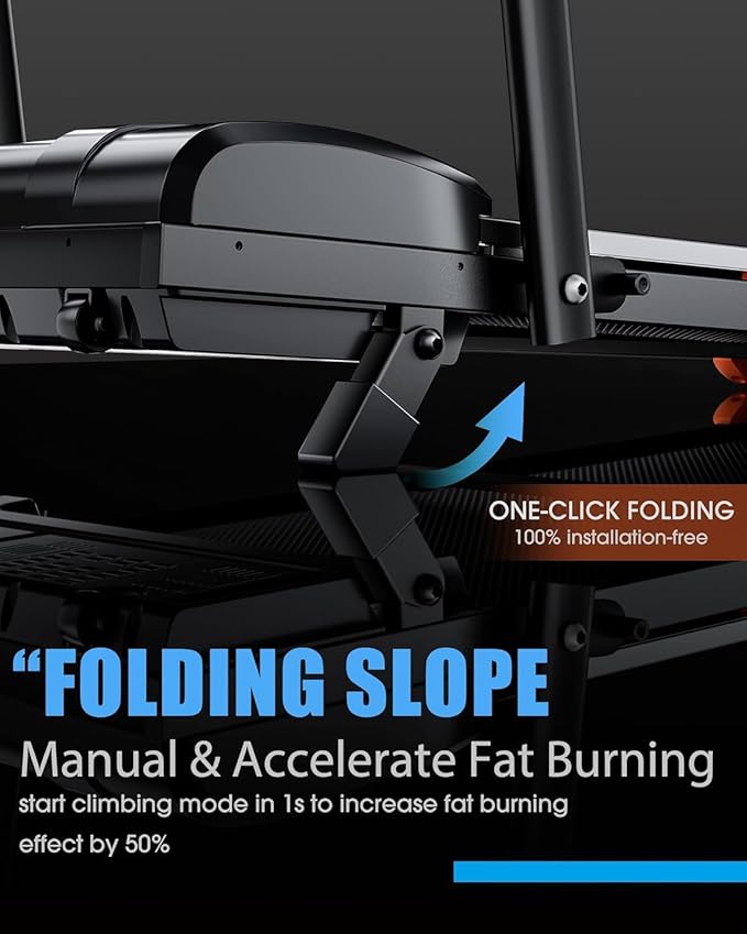 340lb Capacity Walking Pad Treadmill with 12% Incline, Big LED Display Under Desk Treadmill Support Full Manual/3-Preset Countdown/App Mode, Portable Treadmills for Small Spaces-StrideForce Fitness