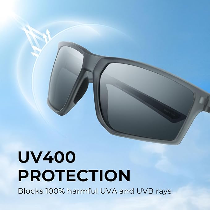 KastKing Osage Polarized Sport Sunglasses for Men and Women, Ideal for Driving Fishing Cycling Running, UV Protection-StrideForce Fitness