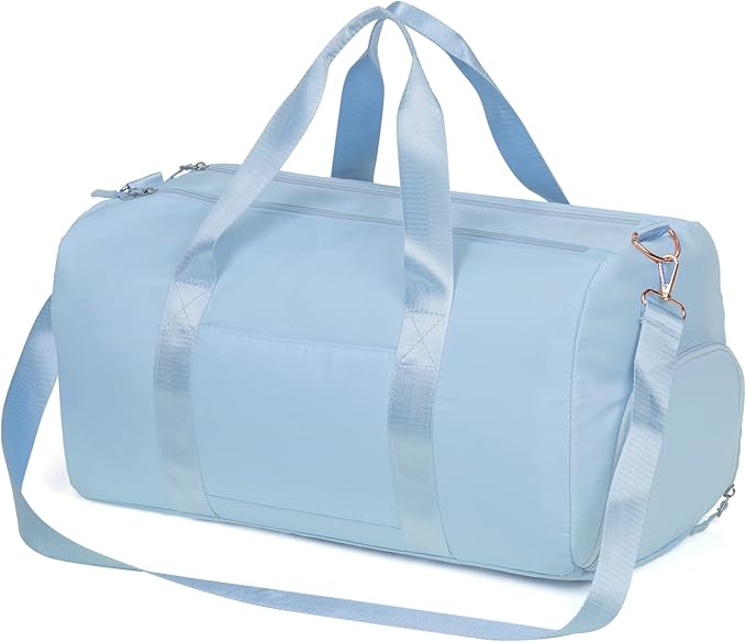 MABROUC Duffle Bag For Women, Sports Duffel Bag for Gym with Wet Pocket & Shoe Compartment, Overnight Weekender Travel Bag-StrideForce Fitness