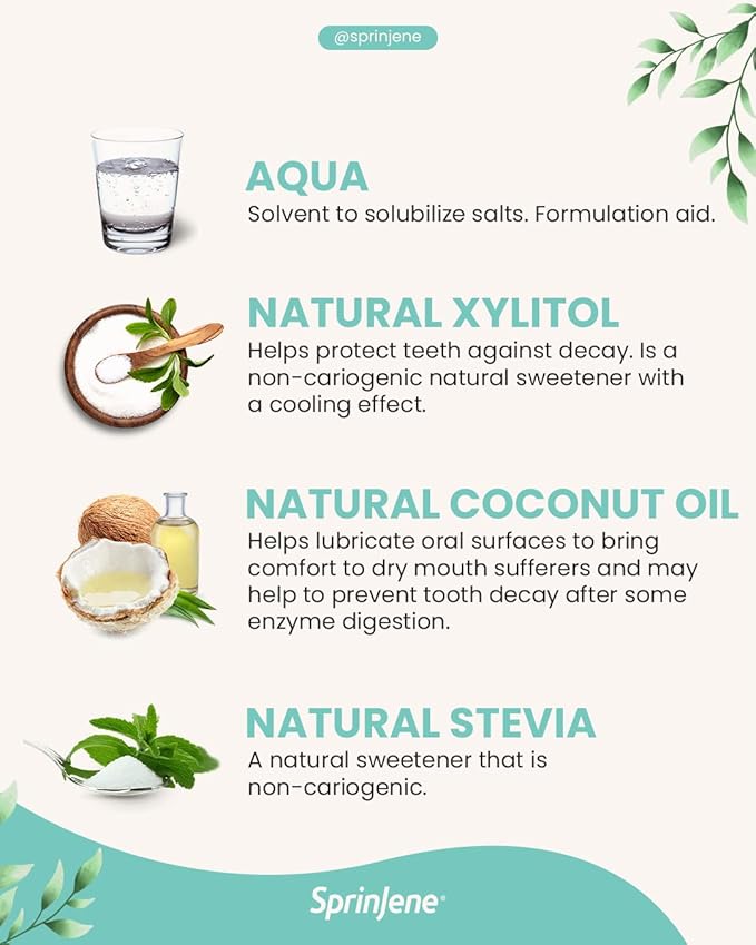 SprinJene Original White Boost | Whitening Toothpaste with Fluoride for Cavity Protection | 4 Pack